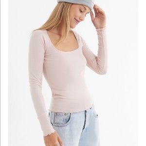 Square Neck Long Sleeve